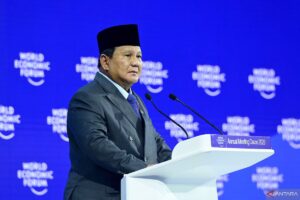 Prabowo Paparkan Gagasan Ekonomi Indonesia di WEF Davos
