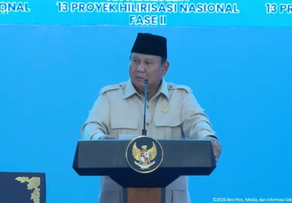Prabowo Sentil Pemilik Konsesi yang Taruh Dana di Luar Negeri
